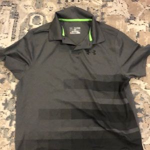 Boys XL Under Armour, loose fitting golf shirt.